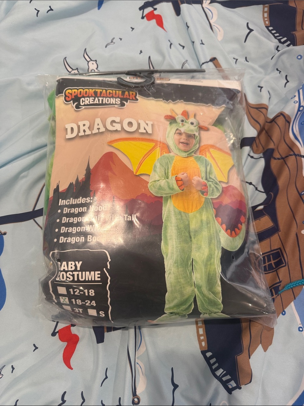 Spooktacular Creations Green Dragon Baby Costume